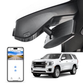 Mangoal 4K Dash Cam Custom fit for GMC Yukon, Yukon XL 2021-2022 (Model B), SLE SLT AT4 Denali, Integrated OEM Look, UHD 2160P Video, WiFi & App, G-Sensor, Loop Recording, Easy to Install, 128GB Card