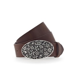 MUSTANG Women's Genuine Leather Belt, Baileys
