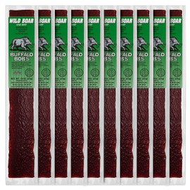 Buffalo Bob's Wild Game Meat Snack - Wild Boar BBQ Jerky 10 Pack