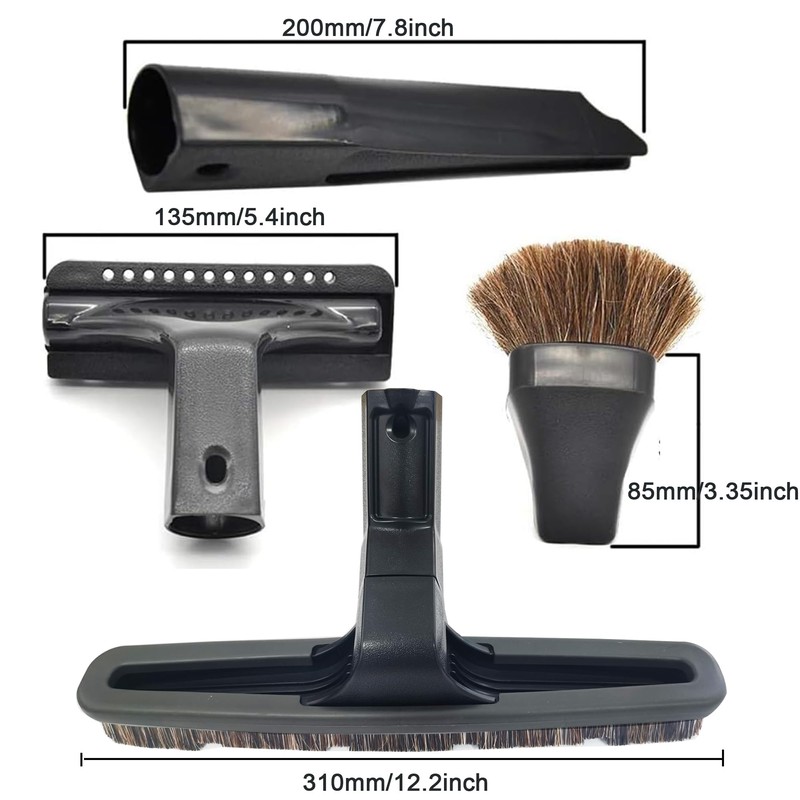 EZ SPARES 4Pcs Vacuum Attachments Compatible with Rainbow Cleaner Vacuum