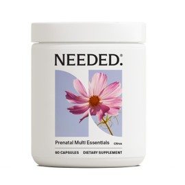 Needed. Multivitamin for Prenatal | Prenatal Multi Essentials Capsule- Pregnancy, Breastfeeding, Postpartum | Expertly-Formulated & Third-Party Tested, Citrus Scent Insert | 30-Day Supply