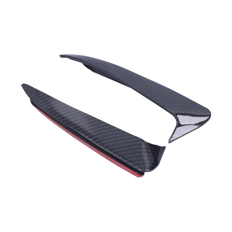 2pcs Rear Bumper Spoiler Side Canard Left Right Fit for