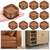 shouwuhho 9 Pack Furniture Risers Adjustable Bed Risers Heavy Duty