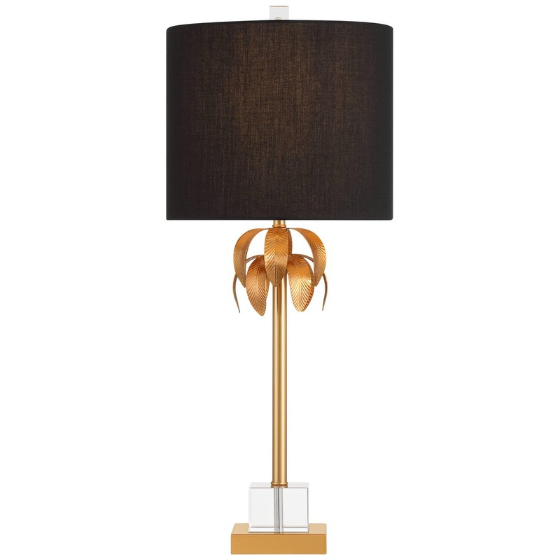 Vienna Full Spectrum Monaco 27 1/2" High Crystal and Brass