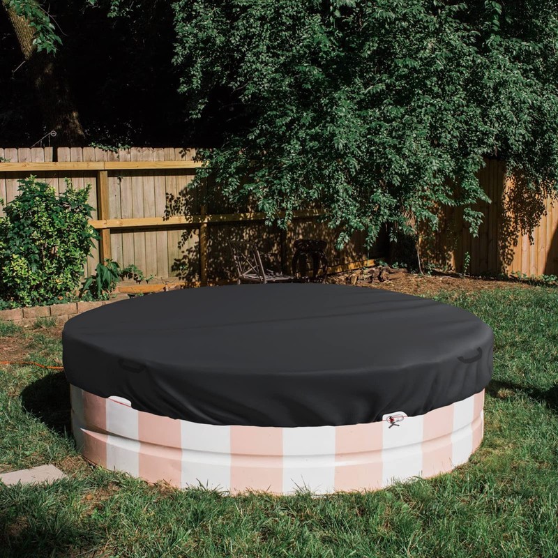 Bitubi 5-6 Ft Steel Round Stock Tank Pool Cover,Upgraded with