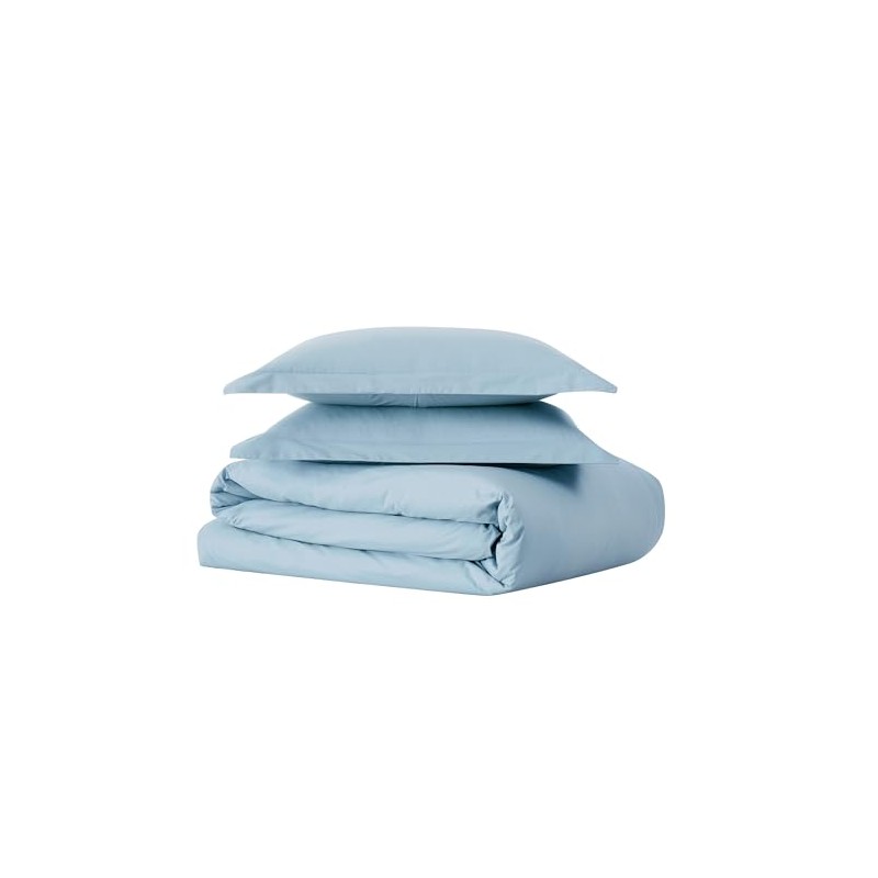 CANNON - Solid Percale 3 Piece Twin Duvet and Sham
