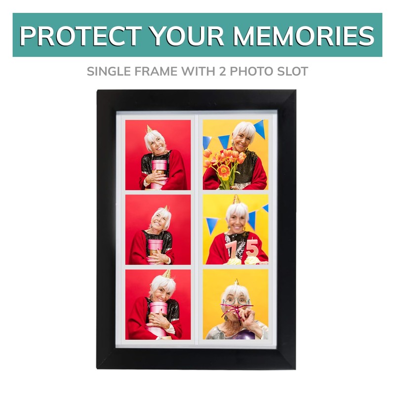 Photo Booth Frames - Double 2x6 Inch Photo Strip Frame