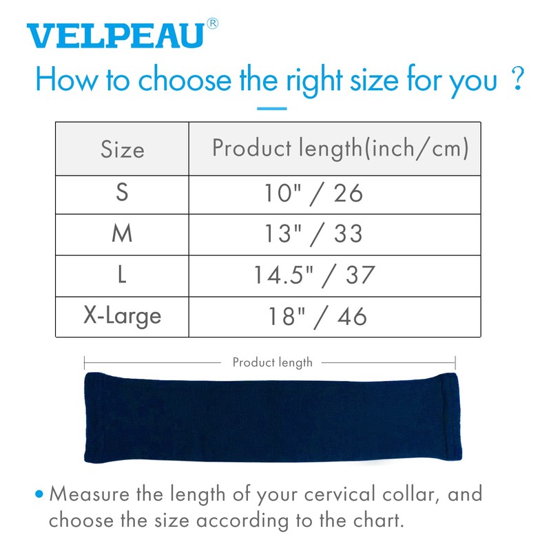 VELPEAU Cover Sleeve for Neck Brace and Cervical Collar, Dust
