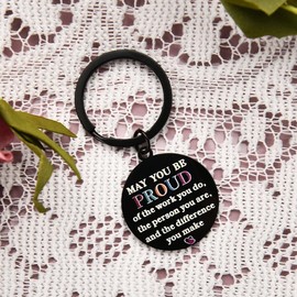 Thank You Gifts for Colleagues 2 Year Work Anniversary Keyring Gift for Coworkers Staff Appreciation Gifts for Coach Work Colleagues Gratitude Gifts for Team Leaders Inspirational Gifts for Employer