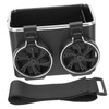 ULTECHNOVO Vehicle-Mounted Tissue and Cup Holder Storage Box Multifunctional Car