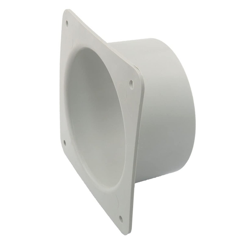 DGHAOP Dryer Vent Wall Plate Gray 4.5"/115mm ABS Plastic Air
