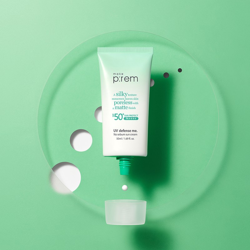 Make Prem [더블구성] 메이크프렘 유브이 디펜스 미 노세범 무기자차 선크림