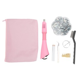 Kit de Aplicador de Diamantes de Imitación, Acero Inoxidable de 110 a 240 V, Juego de Diamantes de Imitación Hotfix de Fácil Limpieza para Camisetas (Enchufe de EE. UU.)