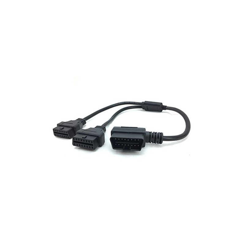 Crossfield Cross Field OBD 2 Junction Cable L-Shaped Connector Splitter