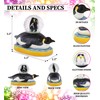 CoTa Global Penguin Snow Globe - Magical Rainbow Water Globe
