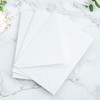 PONATIA 50PCS A7 Euro Flap White Envelope, 5.25 x 7.25''