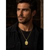 Grmdit St Michael Pendant for Men 925 Sterling Silver Saint