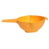 Tupperware 2 Quart Colander Strainer with Handle in Orange