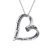 DAOCHONG S925 Sterling Silver Best Friend Friendship Heart BFF Jewelry