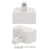 Telephone Splitters,RJ11 6P4C Duplex Wall Jack Adapter Dual Phone Line