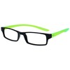 UV Reader Schwarz Leuchtend Grünen Nacken-Lesebrille Herren Frauen UVR021 +1,00