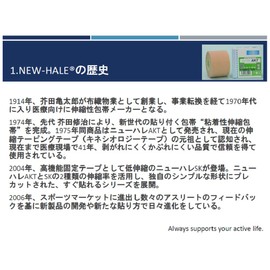 New-HALE 72111 Taping Tape, Roll Type, Elbows, Knees, Joints, Muscle Support, SK White, 3.0 x 15.4 ft (7.5 x 4.5 m)