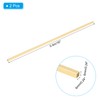 PATIKIL 1/4 x 1/4 x 16" H59 Brass Square Bar,