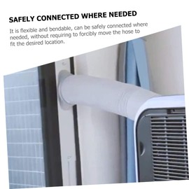 Alipis Air Conditioning Exhaust Duct Clockwise Thread Air Vent Hose Flex Hose Air Conditioning Tube Household Discharge Air Vents Air Conditioner White or Component