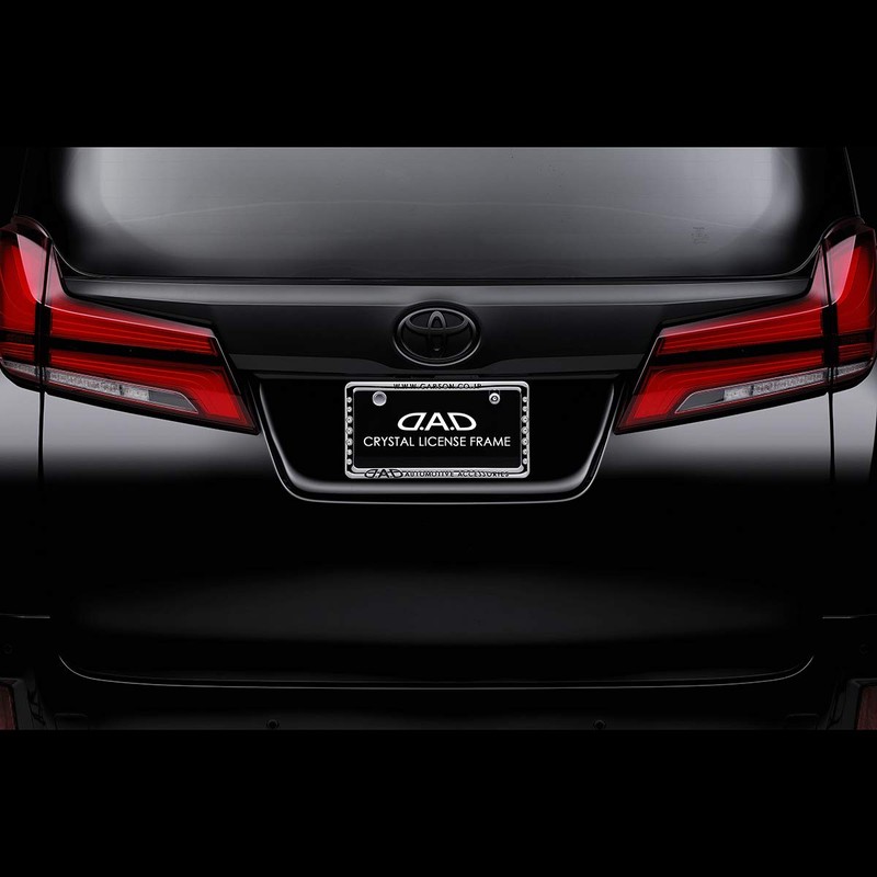 DAD Garson D.A.D Crystal License Frame II Rear Model [Chrome]
