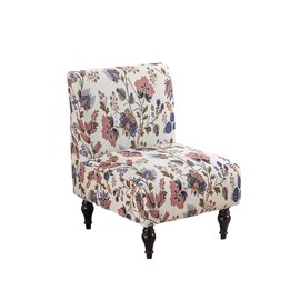 BSYMDH Armless Accent Chair Cover - Soft Printed Slipcover for Living Dining Room Slipper Chairs, 06