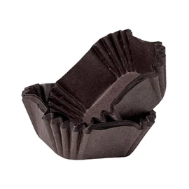 qiqee 500pcs Coffee Square Cupcake Liners Muffin Linner No Smell, Food Grade Baking Cups（Standard Size）