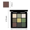Green Eyeshadow Palette - Matte and Shimmer Makeup, Highly Pigmented