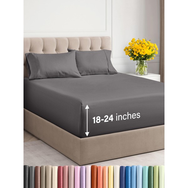 CGK Unlimited Extra Deep Pocket Queen Sheets - 4 Piece
