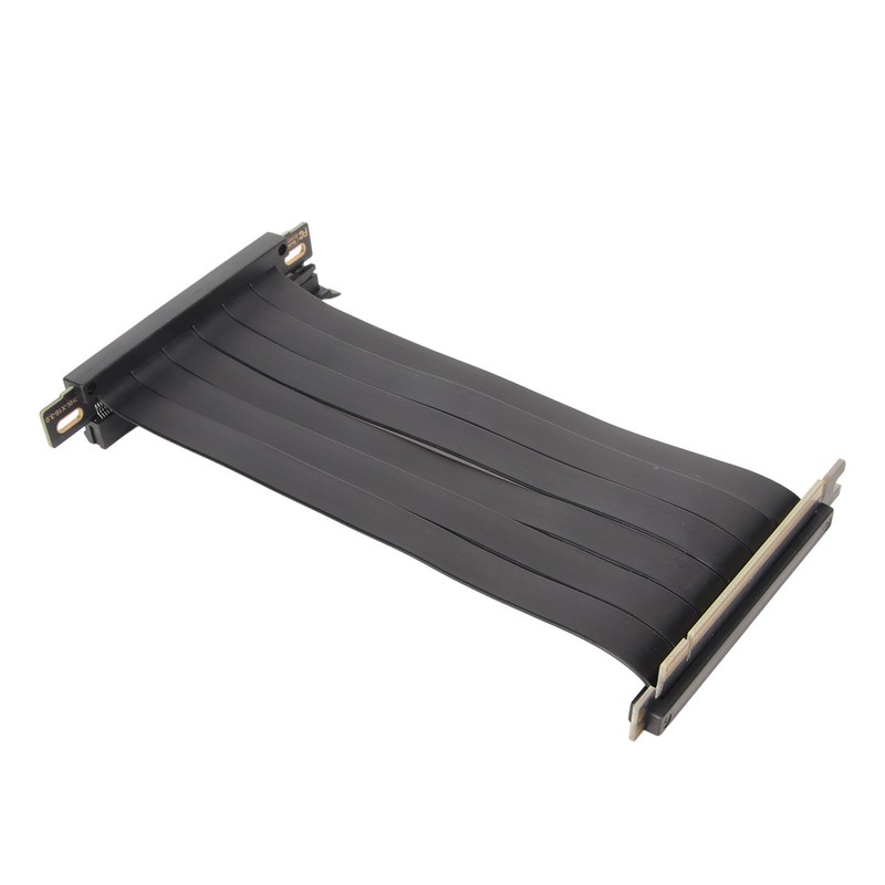 PCIE 3.0 X16 Riser Cable 180 Degree High Speed Flexible