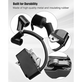 545108101 Ignition Coil Module Kit Fit for Husqvarna 125B 125BX 125BVX Blade blower ignition coil module, Spark Plug Fuel Line Air Filter Kit Replace 585836101 300953003 300953001 984883001 984882001