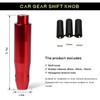 ZNDAW Automatic Shift Knob with Push Button, 5.7" Weighted Shifter
