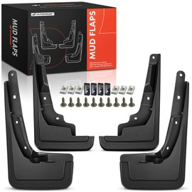 A-Premium Mud Flaps Splash Guards - Compatible with Ford Maverick 2024 2023 2022 - Truck Pickup Front and Rear Mudguards Mudflaps [No Drilling Required] - Set of 4PCS (with Hardware Kit Accessories)