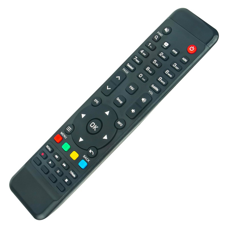 AULCMEET Replacement Remote Control for AMIKO Pure OTT Receiver HiS-1000