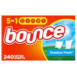 Bounce Fabric Softener Sheets, Outdoor Fresh Scent, 240 Count