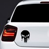 AUTODOMY Schädel Skull Geschmolzen Aufkleber Paket 8 Stück für Auto