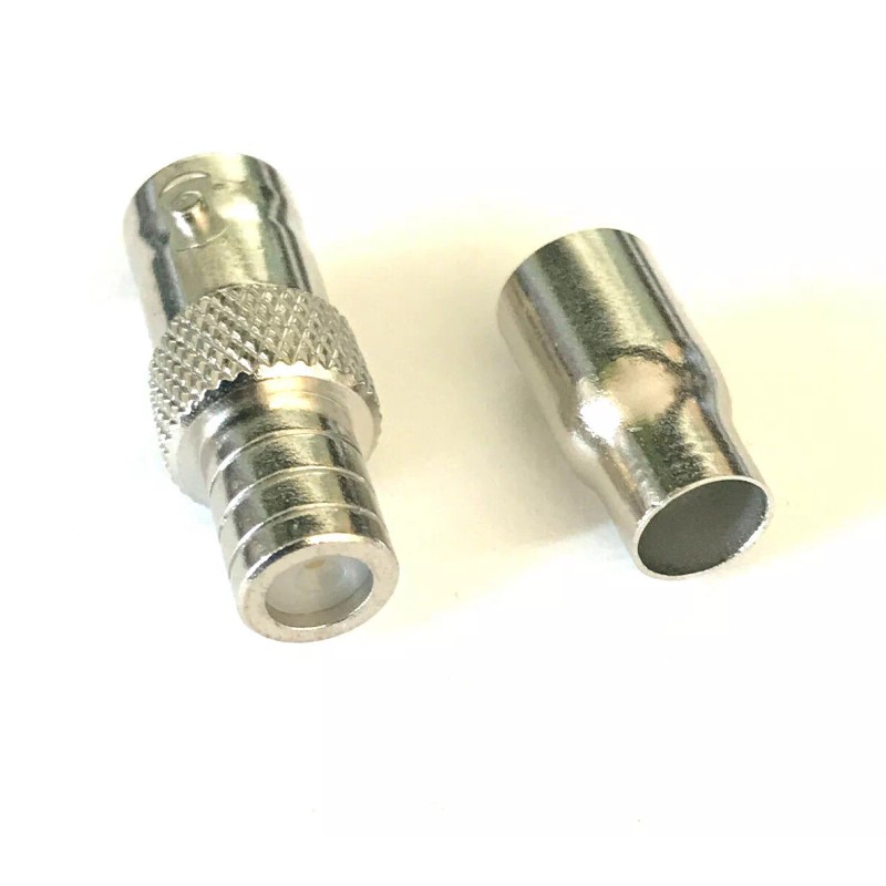 GEM Electronics BNC Female 2-pc Crimp Coaxial Connector RG59/62 Lot