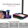 KAFRI RGB Headphone Stand with Wireless Charger Desk Gaming Headset