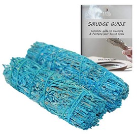 Ancientveda Nag Champa Scented Sage Smudge Sticks 2 Pack with Therapeutic Grade Essential Oils and Fragrance Oil for Cleansing, Meditation, and Aromatherapy (Nag Champa)