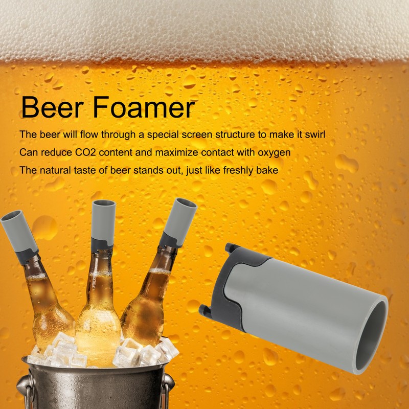 2pcs Beer Foamer Bubble Dispenser Foam Vibration Maker Frother Bar