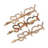 FOMIYES Sets Fashion Hair Clips for Women Girls Letter Hairpin
