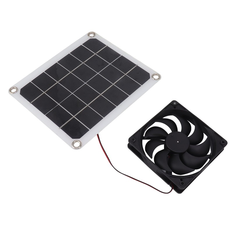 10W Solar Panel Exhaust Fan Waterproof Solar Powered Attic Ventilator