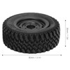 4pcs Professional Plastic Rubber Tire RC Accessory Upgrade Parts Fit