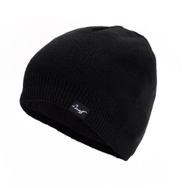 OTTERSHELL Winter Waterproof Beanie Hat Acrylic Knit Hats for Men Women Soft Warm Unisex Cuffed Beanie (Black -Shell)