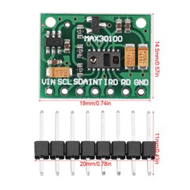 MAX30100 Heart Rate Pulse Oximeters Development Board Sensor Module for Wearable Health Fitness Assistant Devices Medical Monitoring Devices