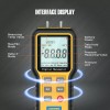 AUTOOL Digital Manometer Dual Port Air Pressure Gauge Meter HVAC/Gas